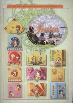 3D Buch Season Sheets Spring Cards 3